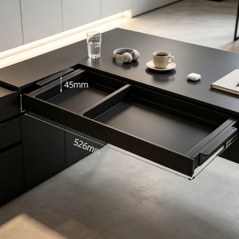 Premium Under Desk Slide-Out S - đánh giá và giá Desk Setup Office