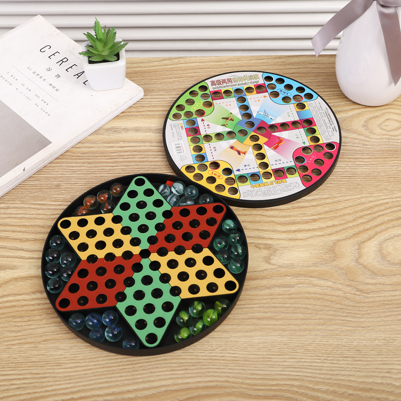 2 In 1 Chessmen Checkers Board - đánh giá và giá Desk Setup Game