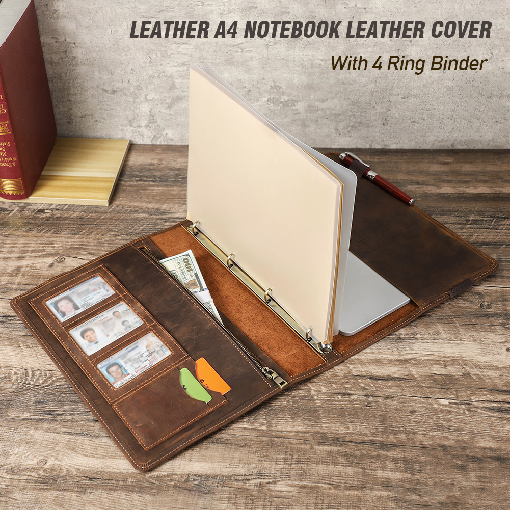 Luxury Retro Business A4 Noteb - đánh giá và giá Ring Binder Box