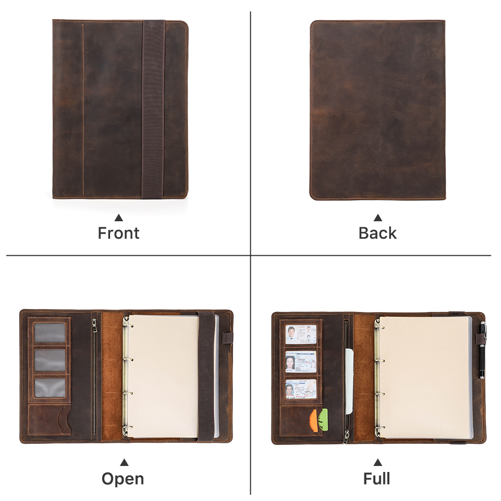 Luxury Retro Business A4 Noteb - đánh giá và giá Ring Binder Box
