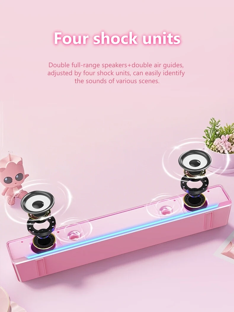 SADA V-196 Gaming Sound Bar Sp - đánh giá và giá Ambient Light Bar Usb
