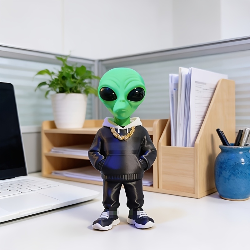 1 Piece Green Alien Figure wit - đánh giá và giá Desk Setup Home Office