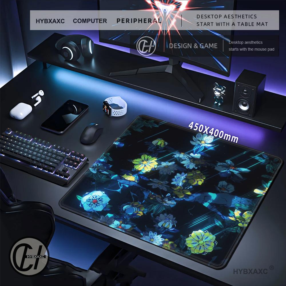 HYBXAXC Dark Floral Manga Back - đánh giá và giá Desk Setup Background
