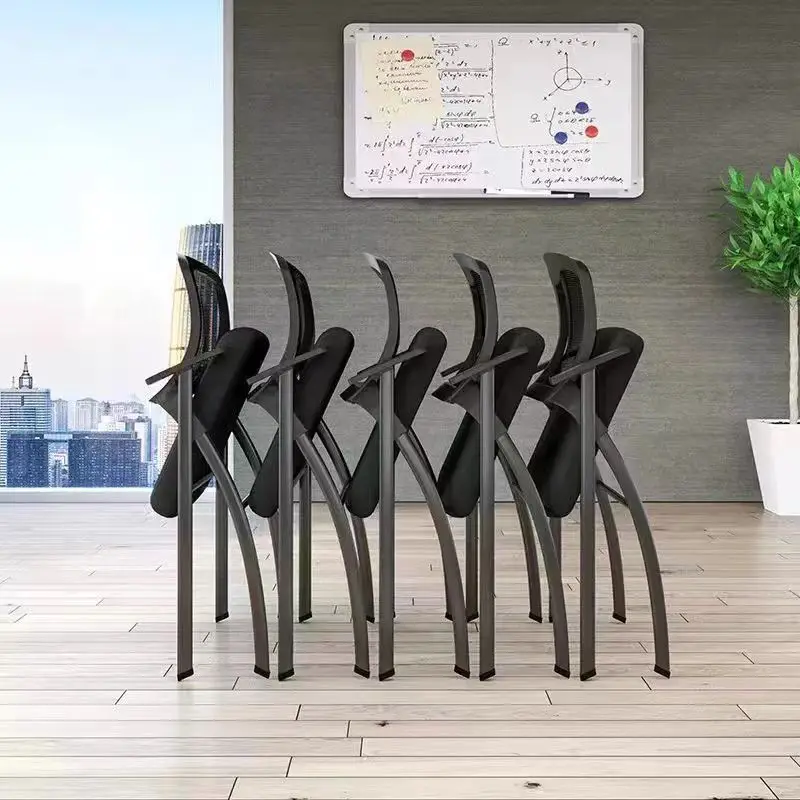 Folding Training Chair with De - đánh giá và giá Desk Setup Office