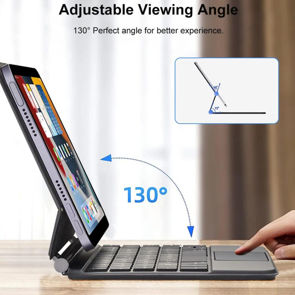Magic Keyboard Touch Case for  - đánh giá và giá Desk Setup Ipad