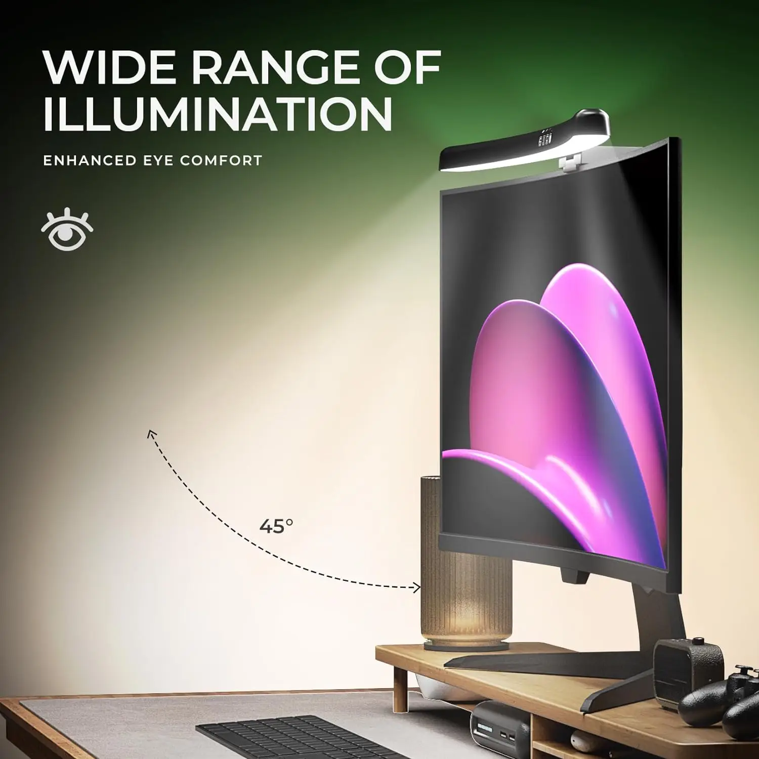 Computer Monitor Light Bar RGB - đánh giá và giá Desk Setup Light