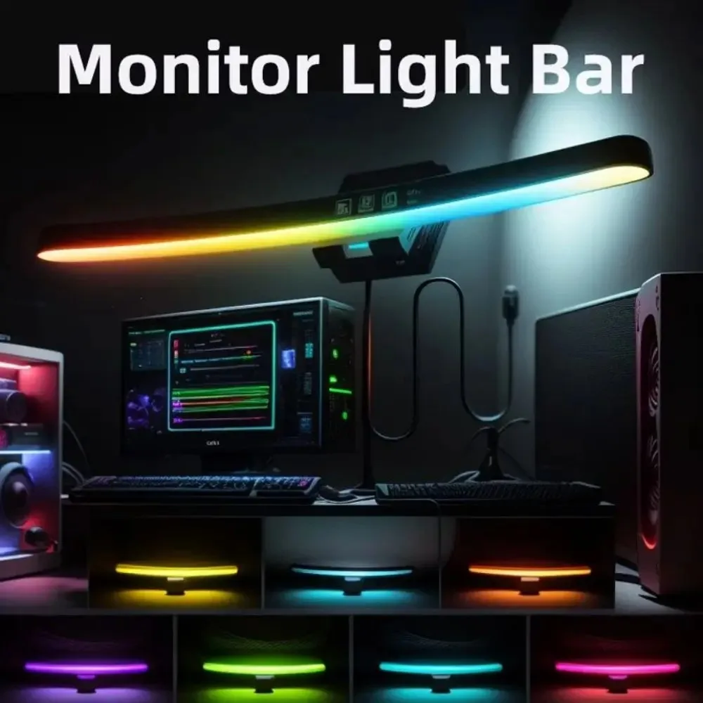 Computer Monitor Light Bar RGB - đánh giá và giá Desk Setup Light